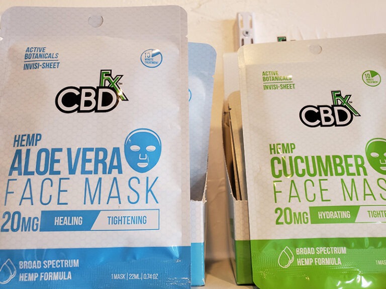 CBD FX Hemp Aloe Vera and Cucumber Face masks at Nature's Green House in Fort Lauderdale, FL