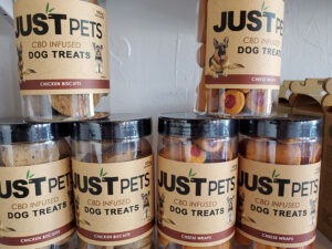 Just Pets CBD infused Dog treats for sale at Nature's Green House in Fort Lauderdale, FL