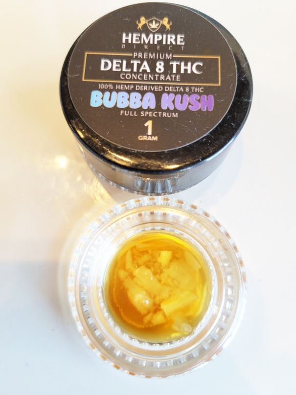 Hempire Direct - Delta 8 THC Concentrate - Bubba Kush 1gram | Nature's Green House