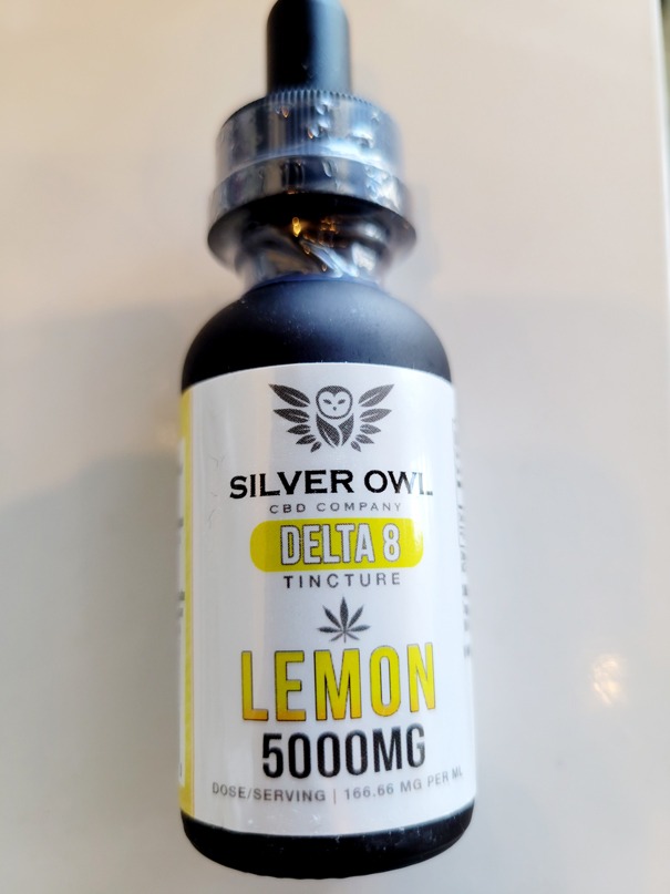 Silver Owl - Delta-8 Tincture - Lemon 5000mg | Nature's Green House